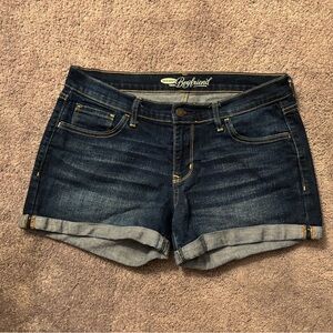 Old Navy Boyfriend Blue Jean Shorts with Rolled Hem